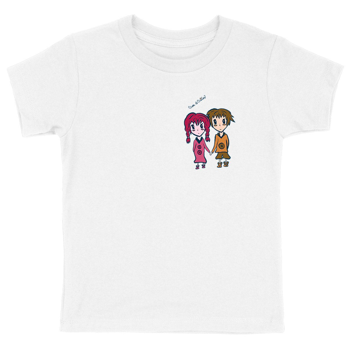 Tee-shirt enfant "Petits marins" blanc - Coton Bio