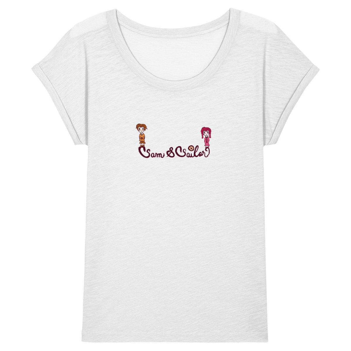 Tee-shirt "Sam & Sailor" blanc - Coton Bio