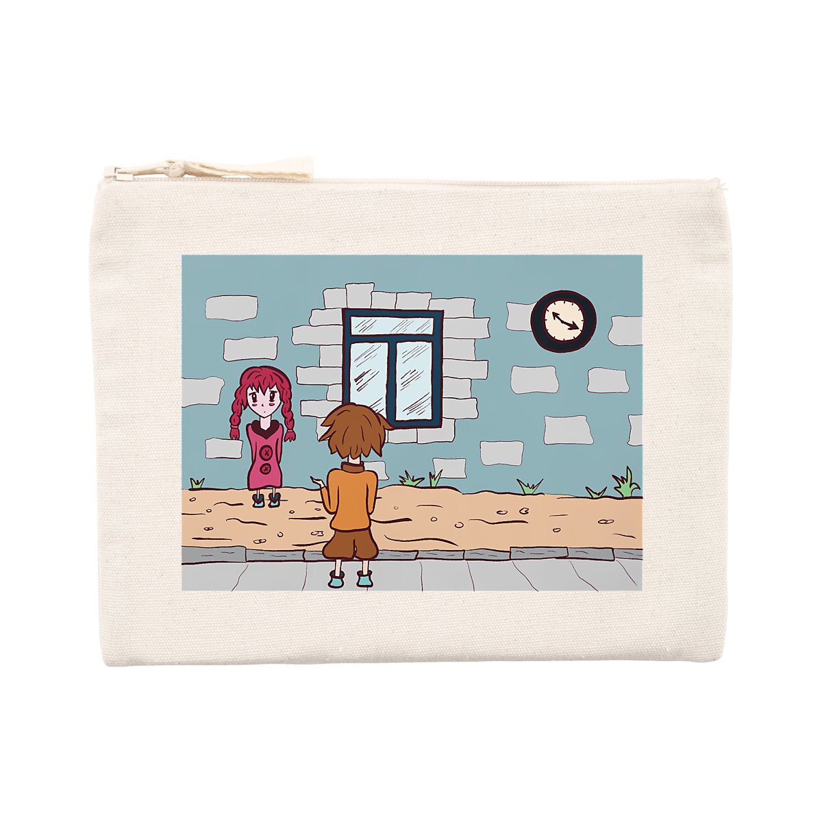Pochette tissu "Rencontre Sam & Sailor" - Textiles recyclés