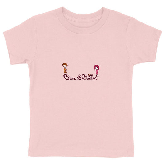 Tee-shirt enfant  "Miss Sam & Sailor" bonbon - Coton Bio