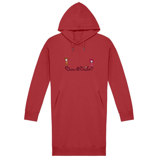 Robe Pull "Sam & Sailor" cerise - Textiles Bio et recyclés